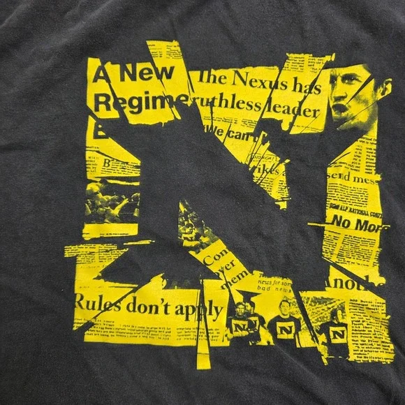 Vintage WWE The Nexus T-Shirt Size 2XL Short Sleeve "We Are One" Tee - Picture 6 of 8